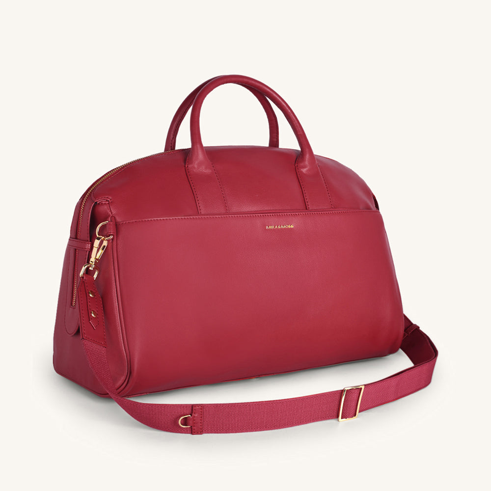 Mira & Moss Athena Duffel - Garnet Red - Myra USA