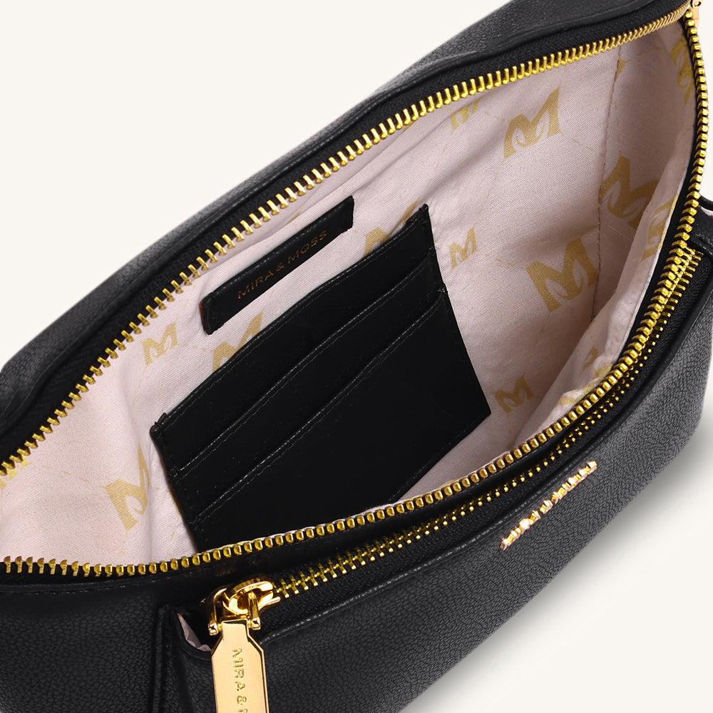 Mira & Moss Blair Fanny Bag - Black - Myra USA