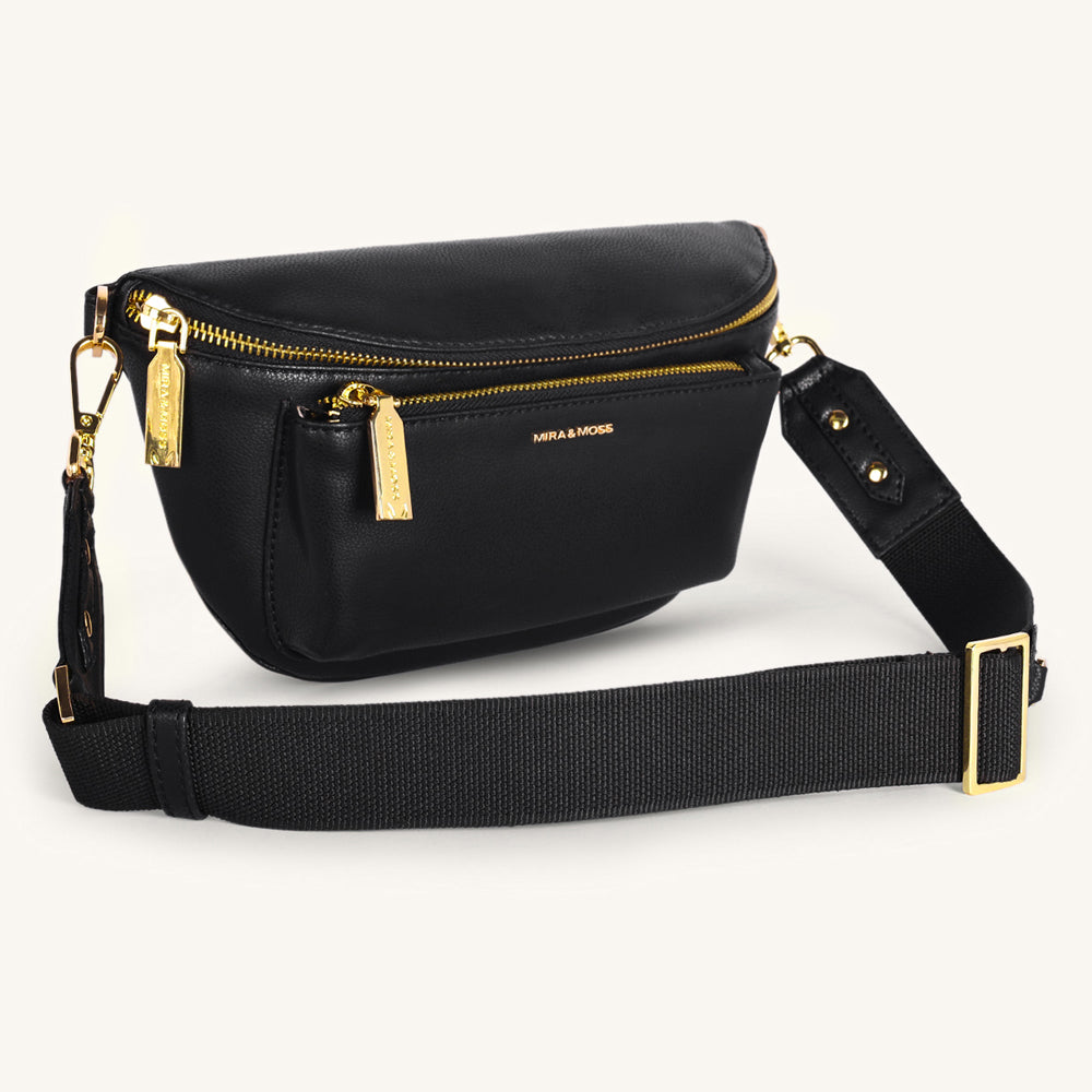 Mira & Moss Blair Fanny Bag - Black - Myra USA