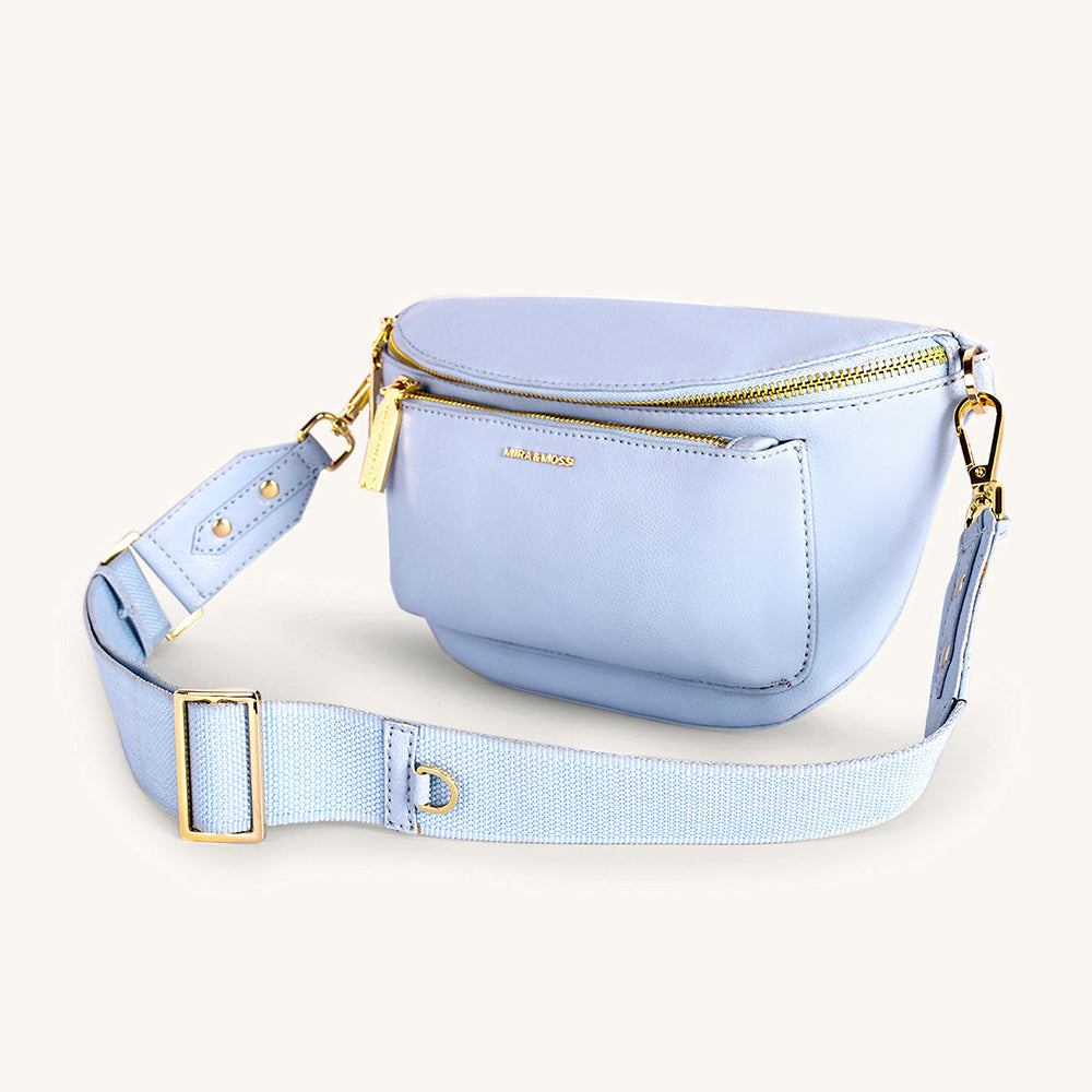 Mira & Moss Blair Fanny Bag - Ice Blue - Myra USA