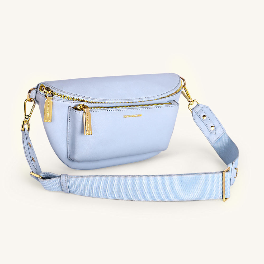 Mira & Moss Blair Fanny Bag - Ice Blue - Myra USA