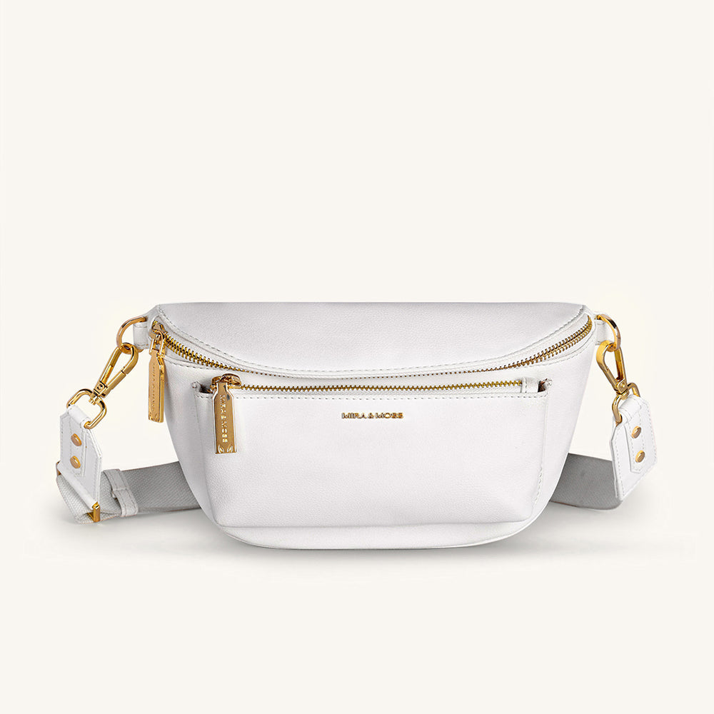 Mira & Moss Blair Fanny Bag - Ivory - Myra USA
