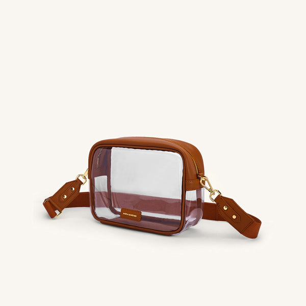 Mira & Moss Cleo Clear Bag - Tan - Myra USA