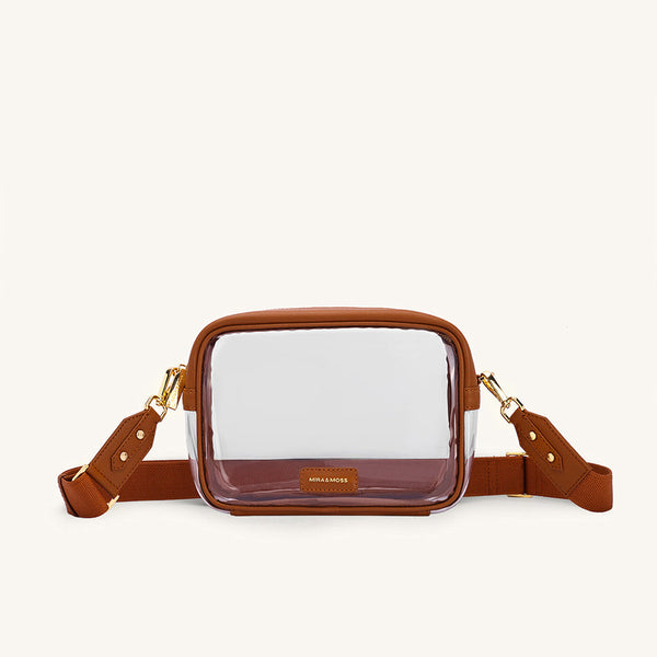 Mira & Moss Cleo Clear Bag - Tan - Myra USA