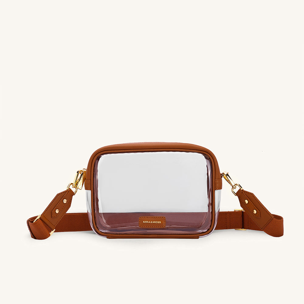 Mira & Moss Cleo Clear Bag - Tan - Myra USA