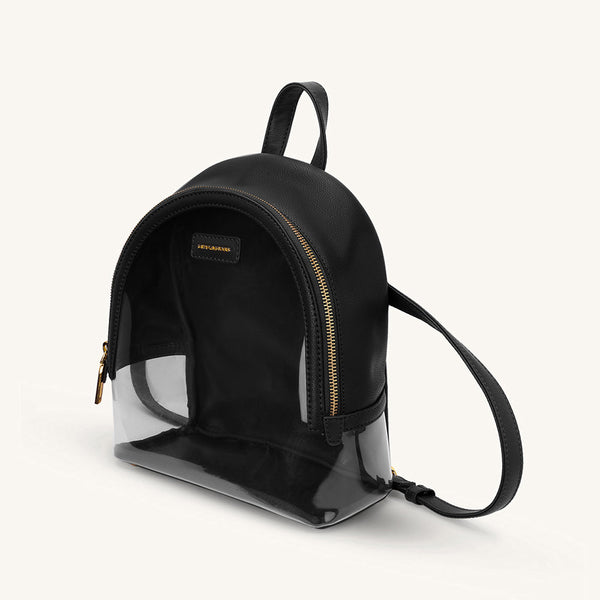 Mira & Moss Francine Clear Backpack - Black - Myra USA