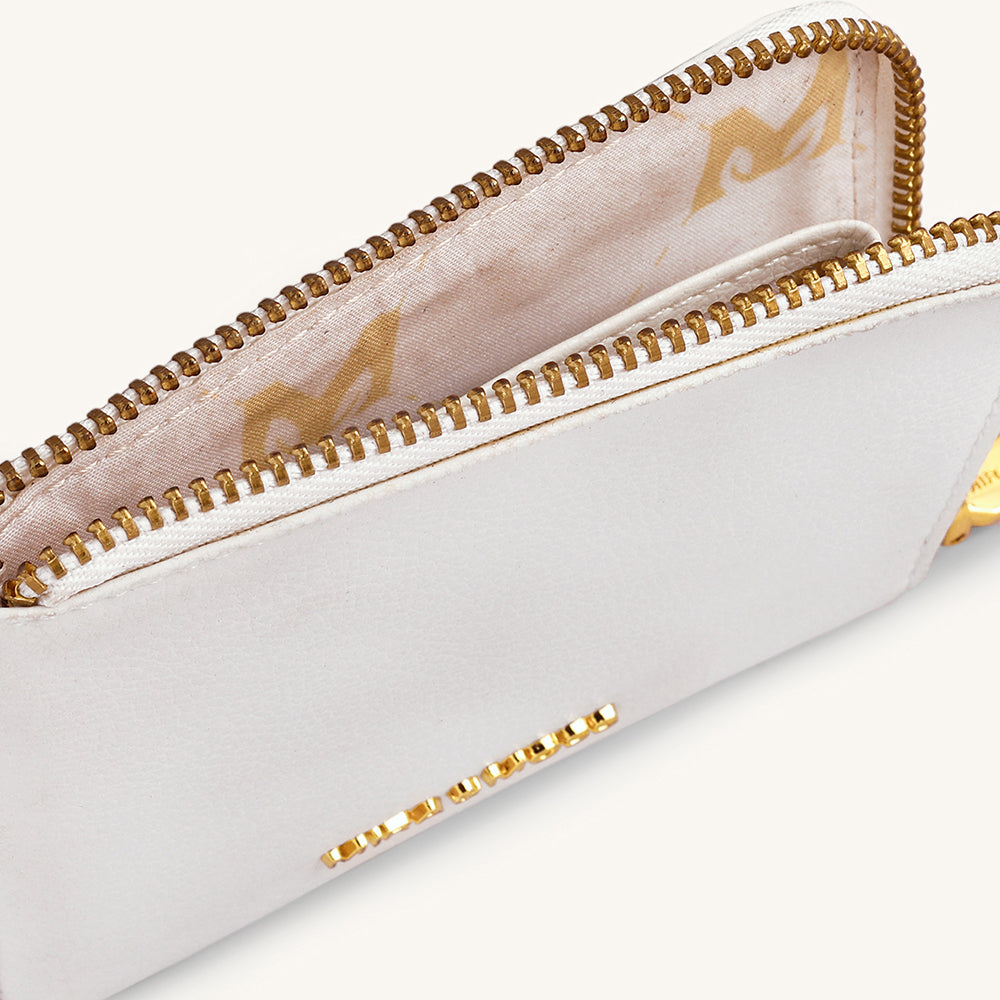 Mira & Moss Nova Compact Wallet - Ivory - Myra USA