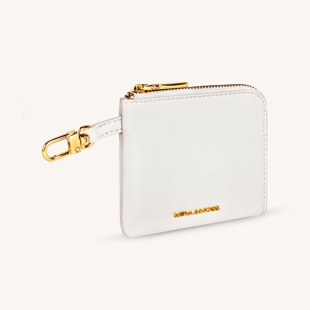 Mira & Moss Nova Compact Wallet - Ivory - Myra USA