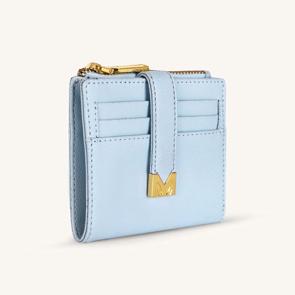 Mira & Moss Regina Compact Wallet - Ice Blue - Myra USA
