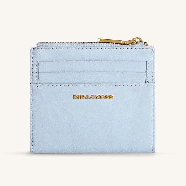 Mira & Moss Regina Compact Wallet - Ice Blue - Myra USA