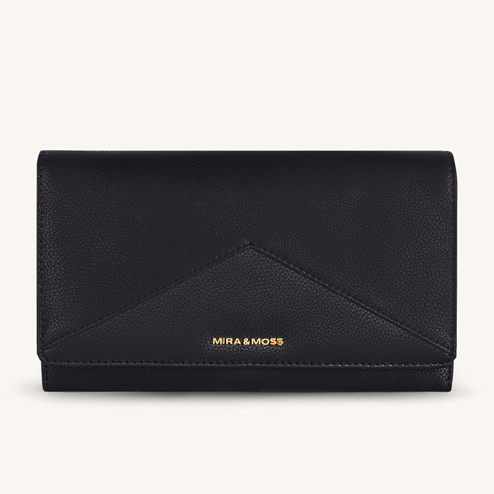 Mira & Moss Napa Long Wallet - Black - Myra USA