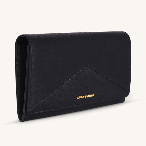 Mira & Moss Napa Long Wallet - Black - Myra USA