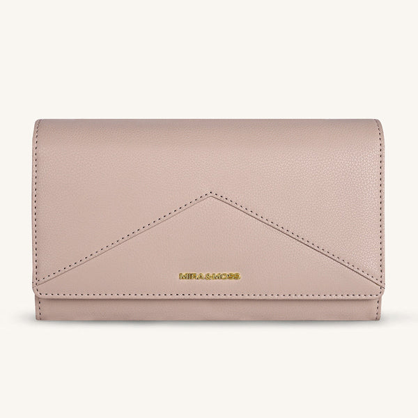 Mira & Moss Napa Long Wallet - Transcendent Pink - Myra USA