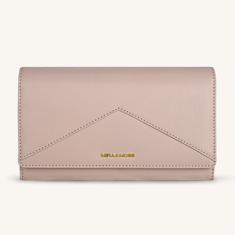 Mira & Moss Napa Long Wallet - Transcendent Pink - Myra USA