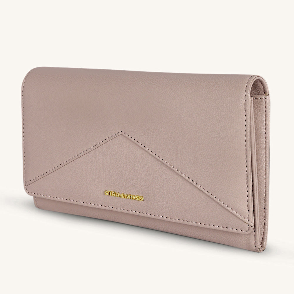 Mira & Moss Napa Long Wallet - Transcendent Pink - Myra USA
