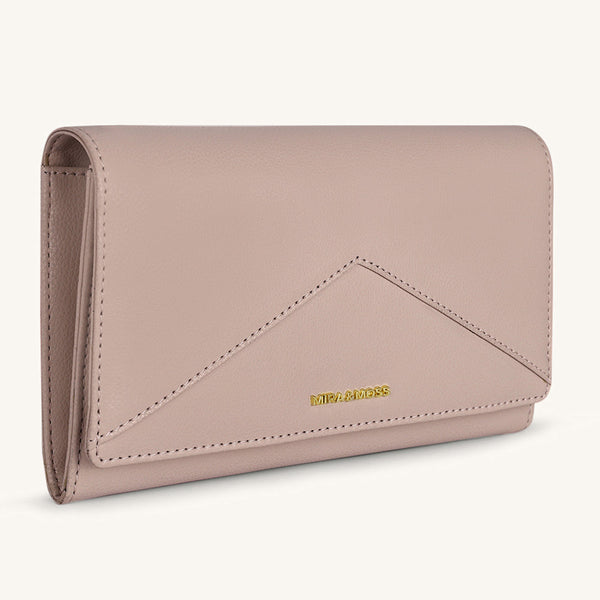 Mira & Moss Napa Long Wallet - Transcendent Pink - Myra USA