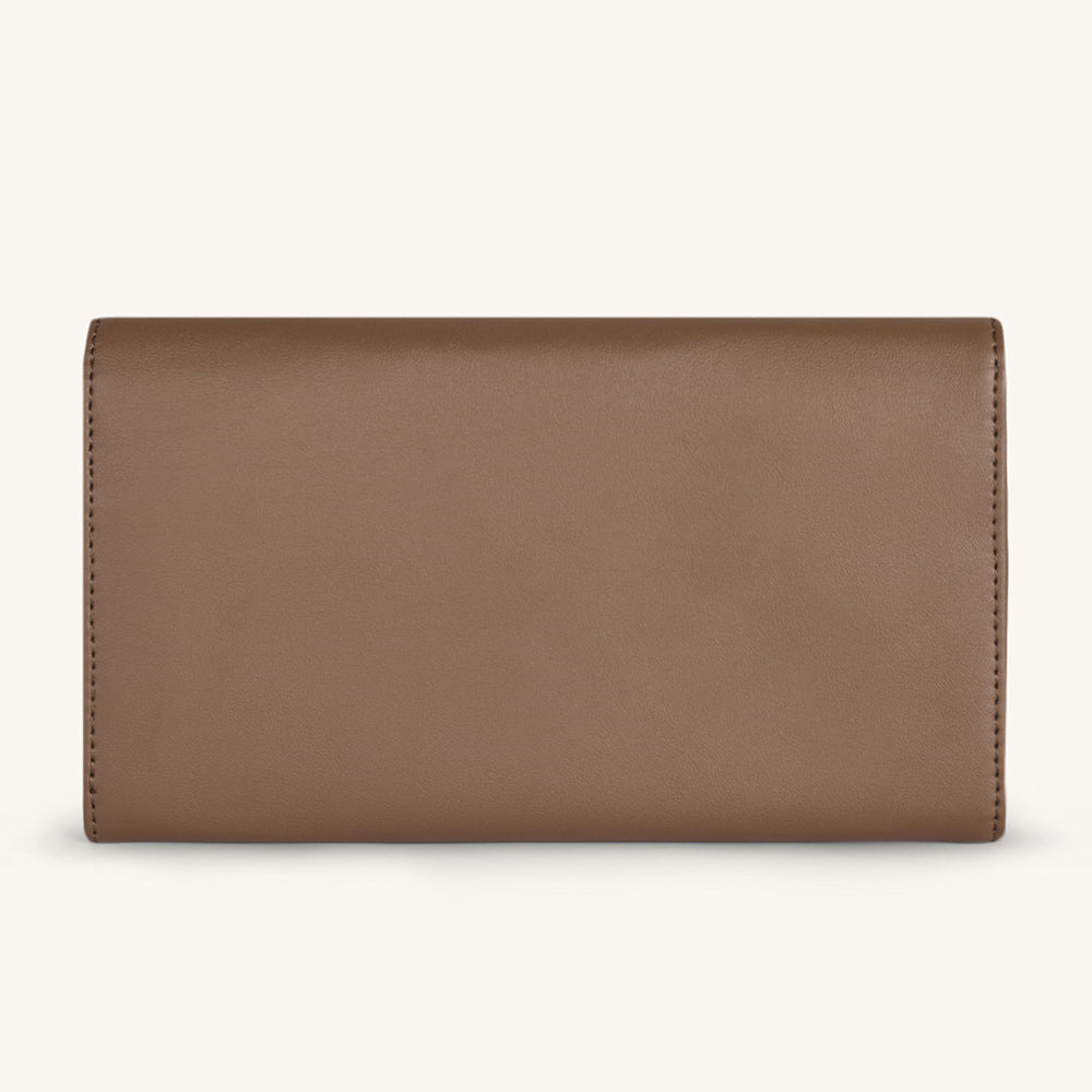Mira & Moss Napa Long Wallet - Chocolate Latte - Myra USA