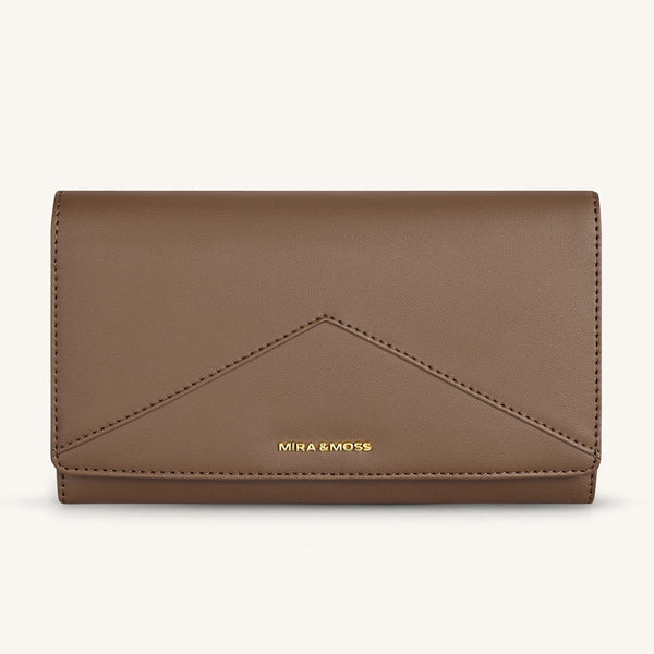 Mira & Moss Napa Long Wallet - Chocolate Latte - Myra USA