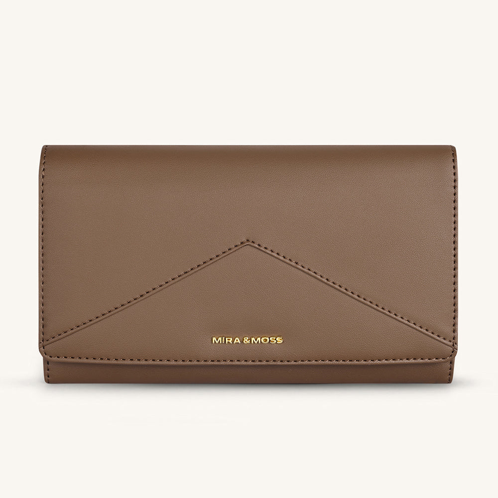 Mira & Moss Napa Long Wallet - Chocolate Latte - Myra USA