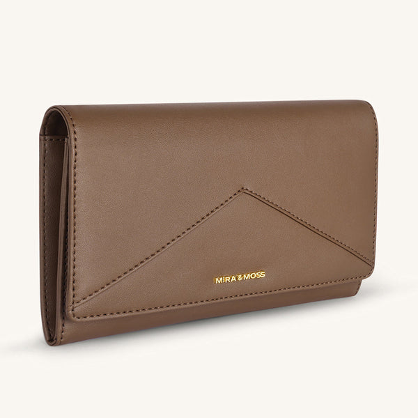 Mira & Moss Napa Long Wallet - Chocolate Latte - Myra USA