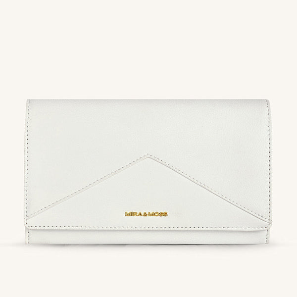 Mira & Moss Napa Long Wallet - Ivory - Myra USA