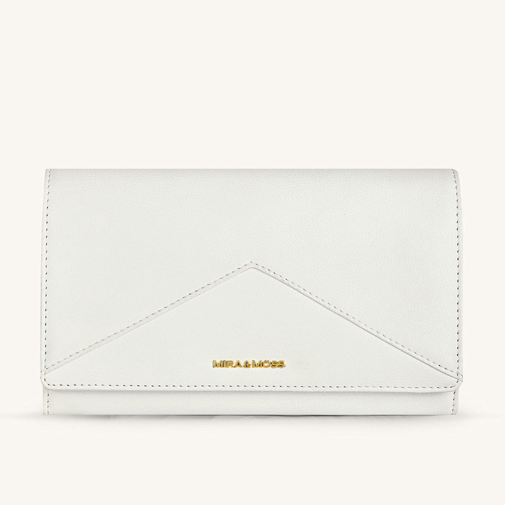 Mira & Moss Napa Long Wallet - Ivory - Myra USA
