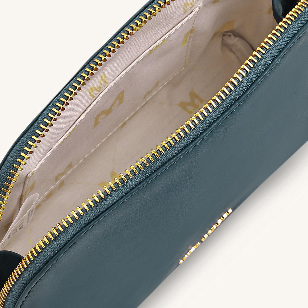 Mira & Moss Genevieve Wristlet - Pine Teal - Myra USA