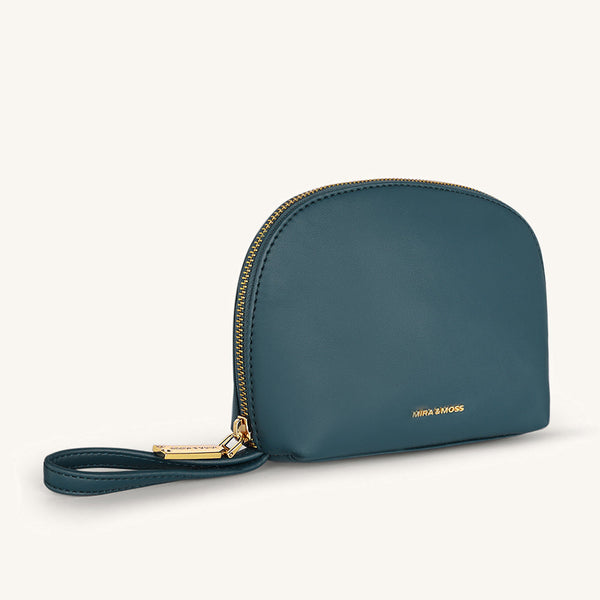 Mira & Moss Genevieve Wristlet - Pine Teal - Myra USA