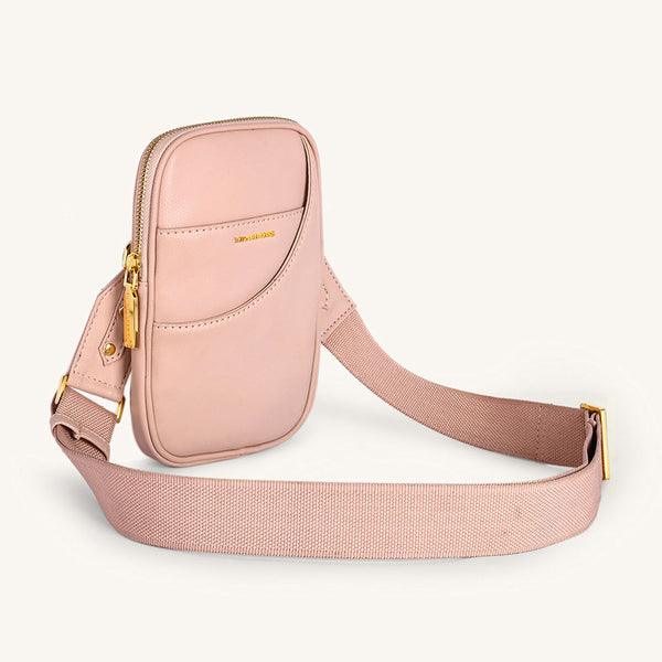 Mira & Moss Iris Mini-Crossbody Bag - Transcendent Pink - Myra USA