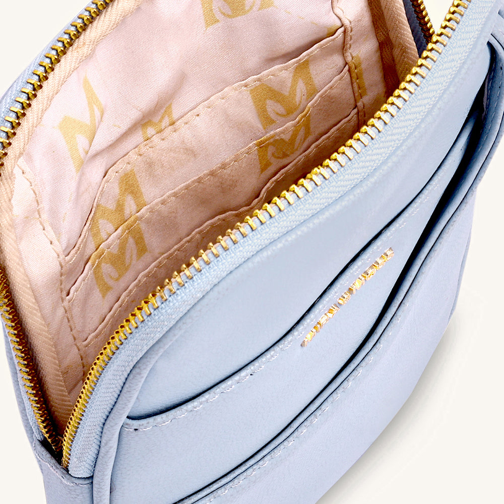 Mira & Moss Iris Mini-Crossbody Bag - Ice Blue - Myra USA
