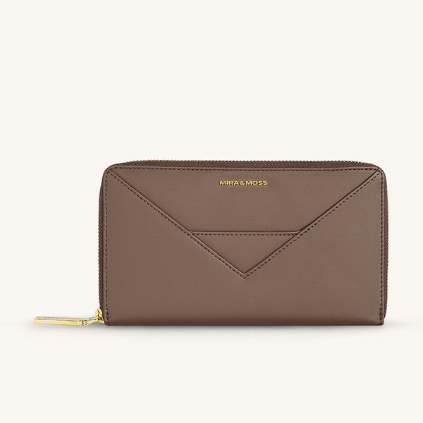 Mira & Moss Corrine Long Wallet - Chocolate Latte - Myra USA