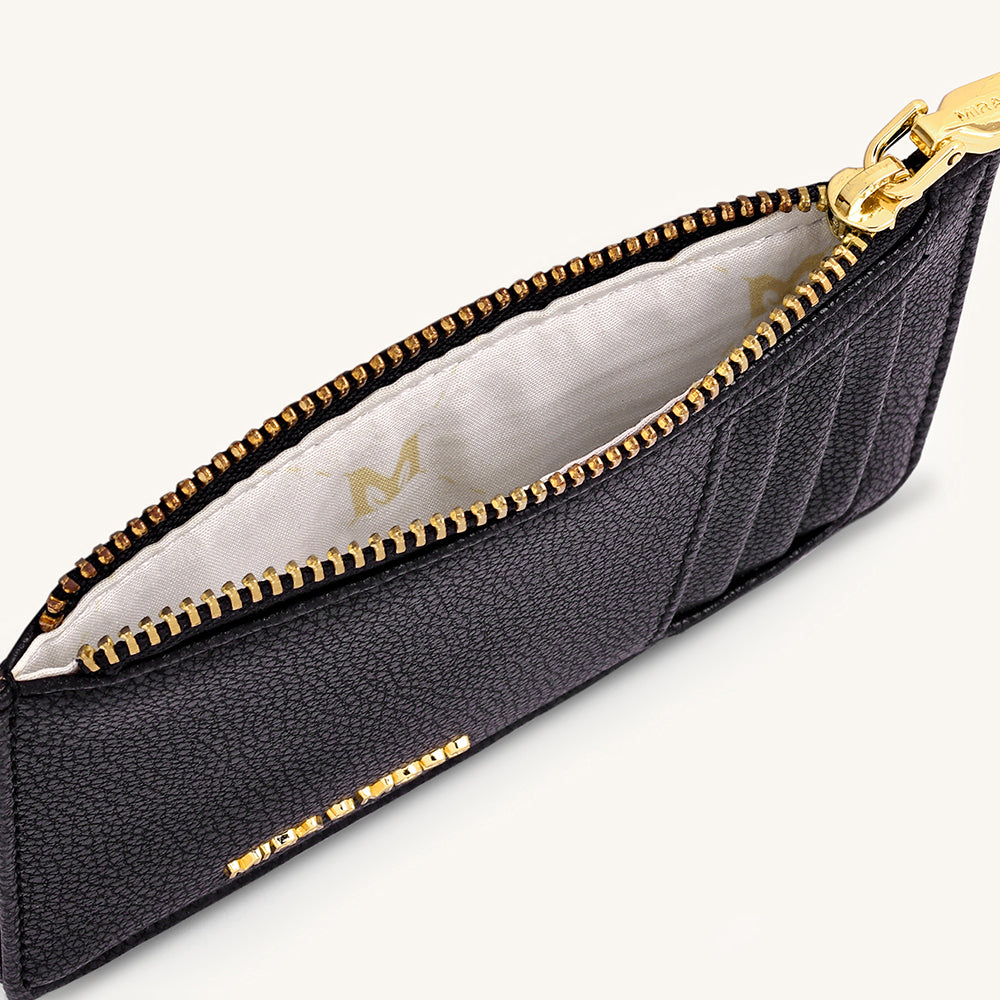 Ruby Card Wallet - Black - Myra USA