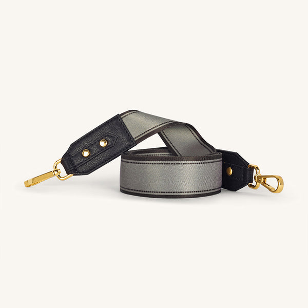 Marissa Coordinate Bag Strap - Charcoal - Myra USA