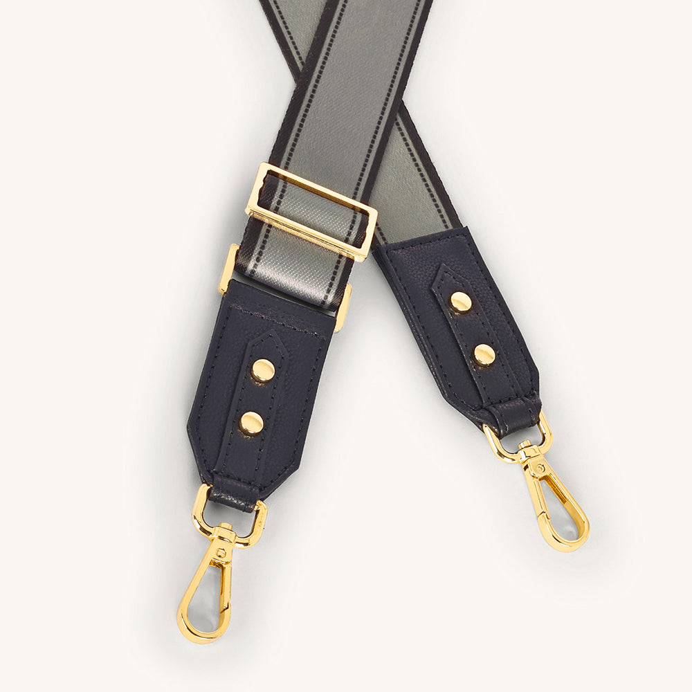 Marissa Coordinate Bag Strap - Charcoal - Myra USA