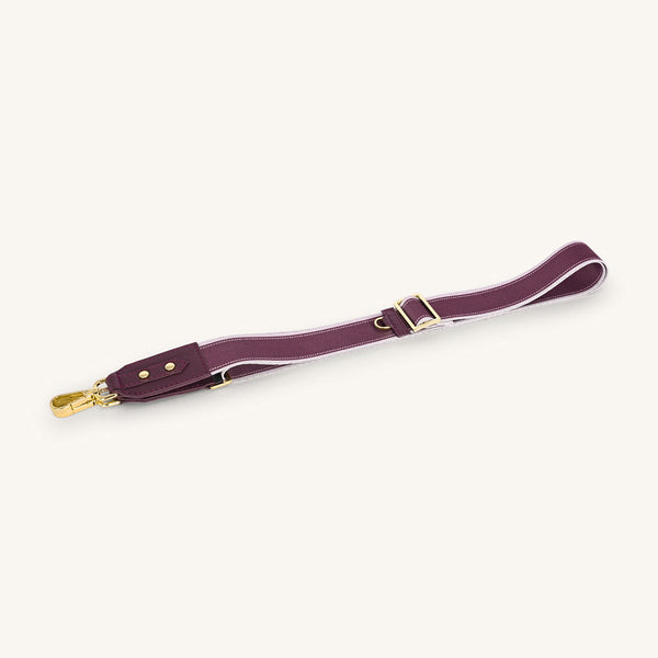 Marissa Coordinate Bag Strap - Plum - Myra USA
