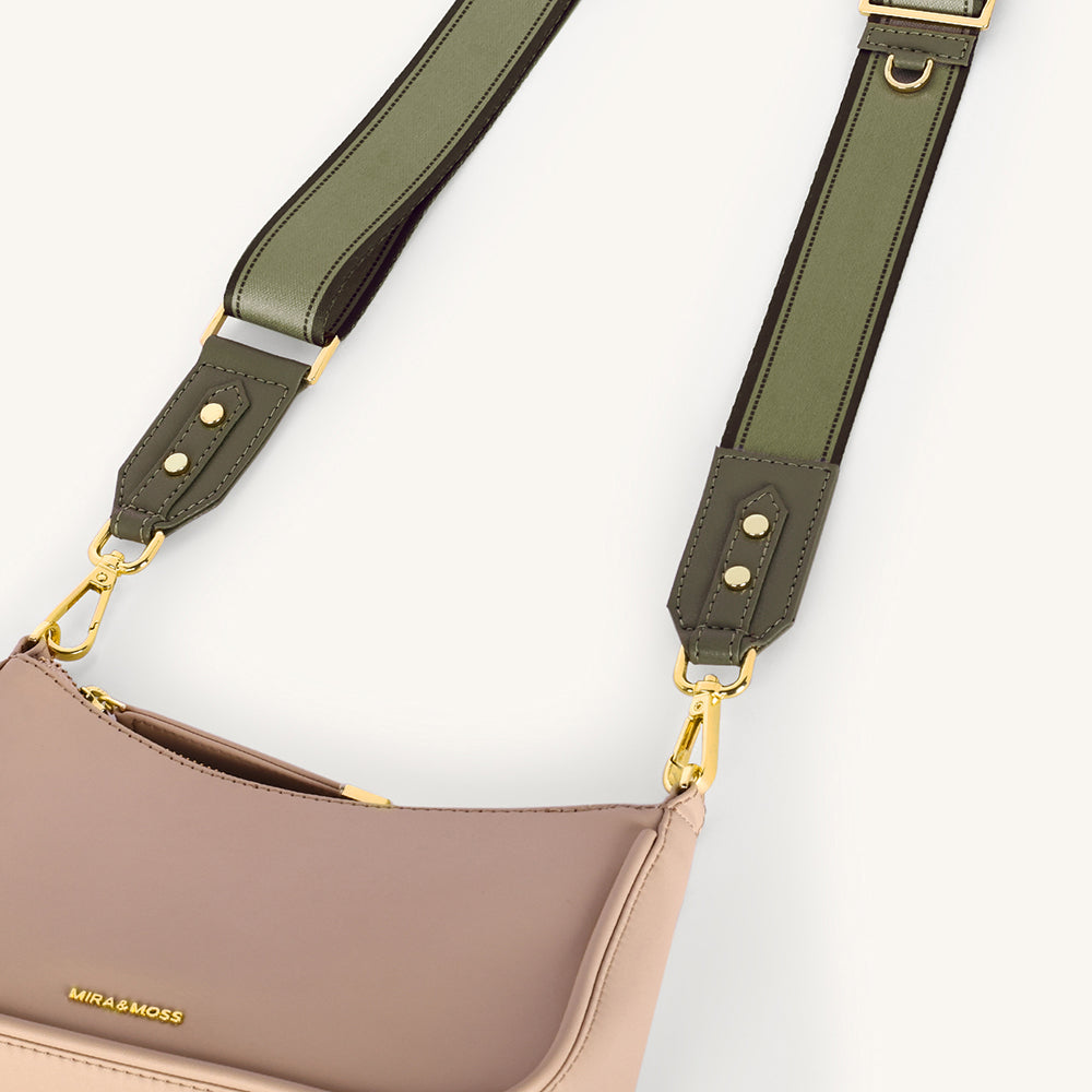 Marissa Coordinate Bag Strap - Olive - Myra USA