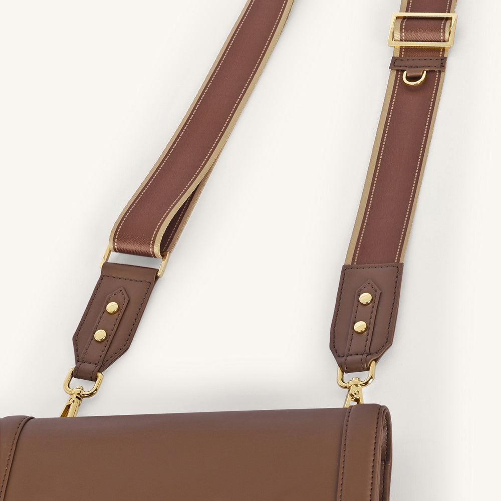 Marissa Coordinate Bag Strap - Umber - Myra USA
