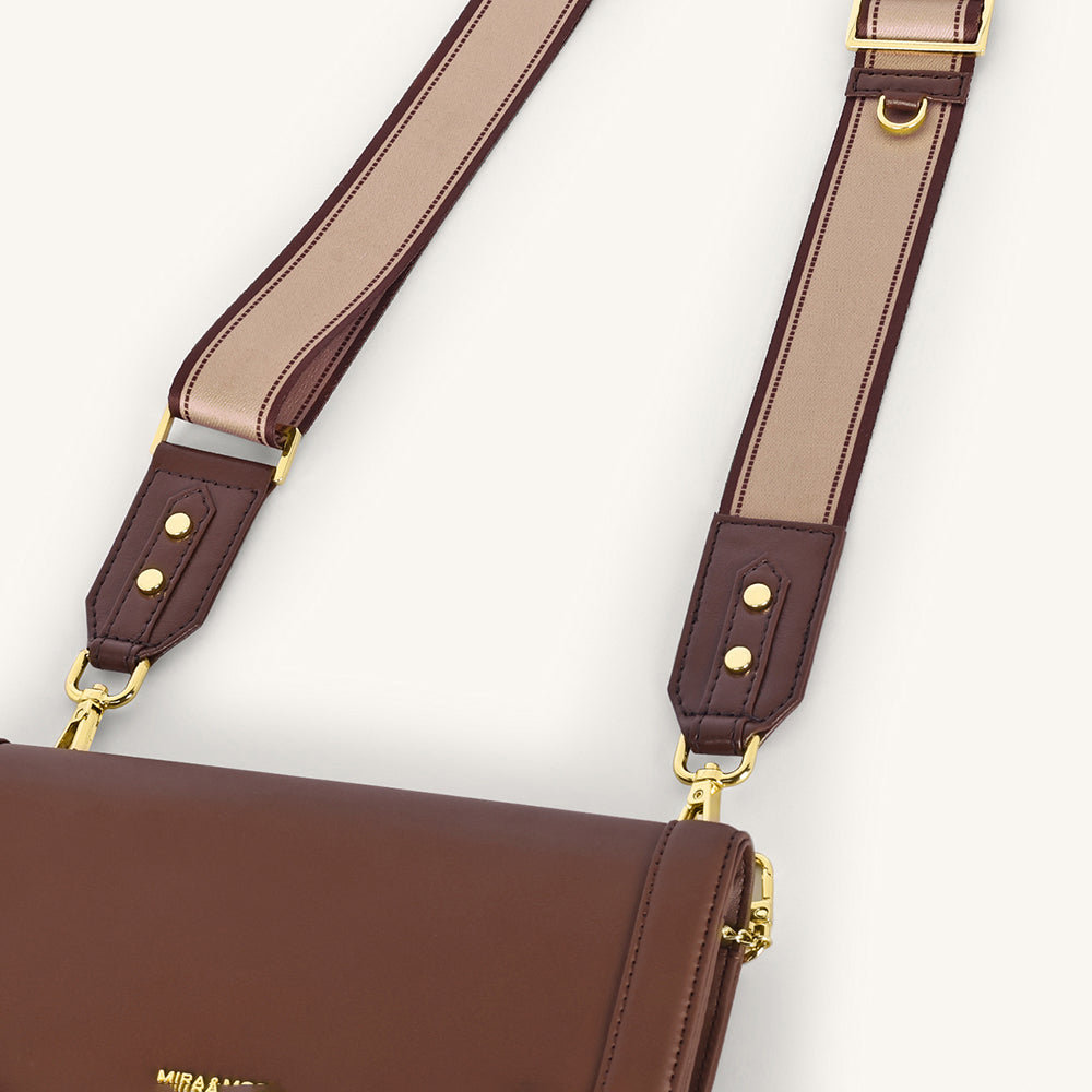 Marissa Coordinate Bag Strap - Mauve - Myra USA