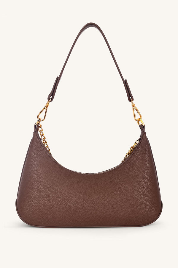 Elowen Chain Shoulder Bag - Tan - Myra USA