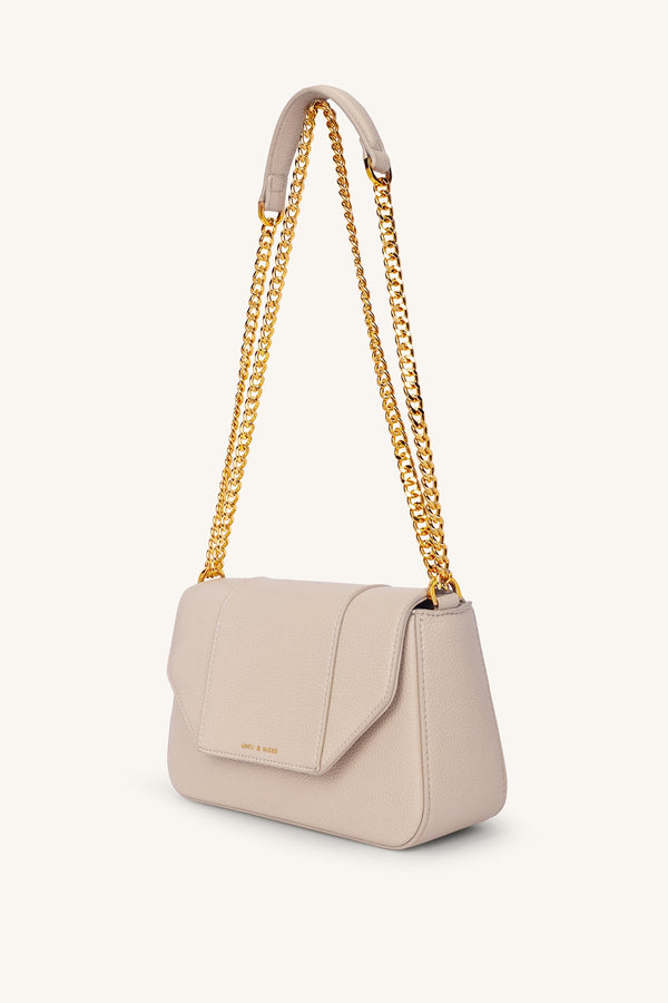 Aveline Flap Crossbody - Pearl - Myra USA