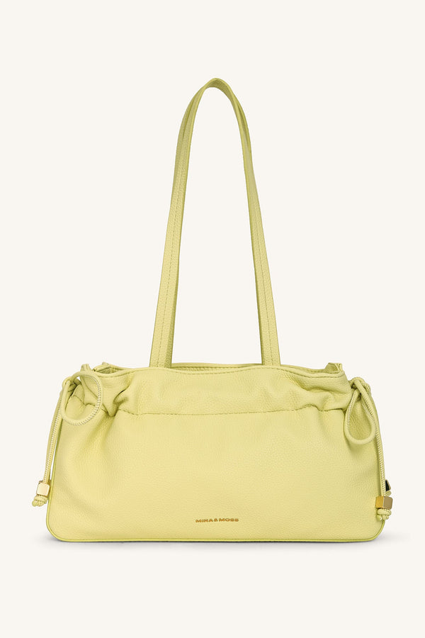Solene Drawstring Shoulder Bag - Pearl - Myra USA