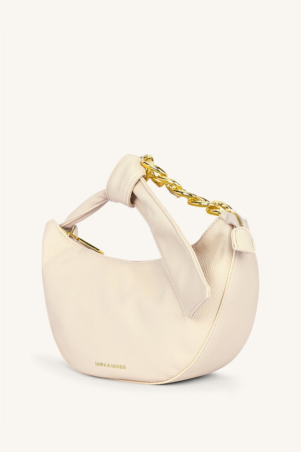 Solene Chain Shoulder Bag - Pearl Mist - Myra USA