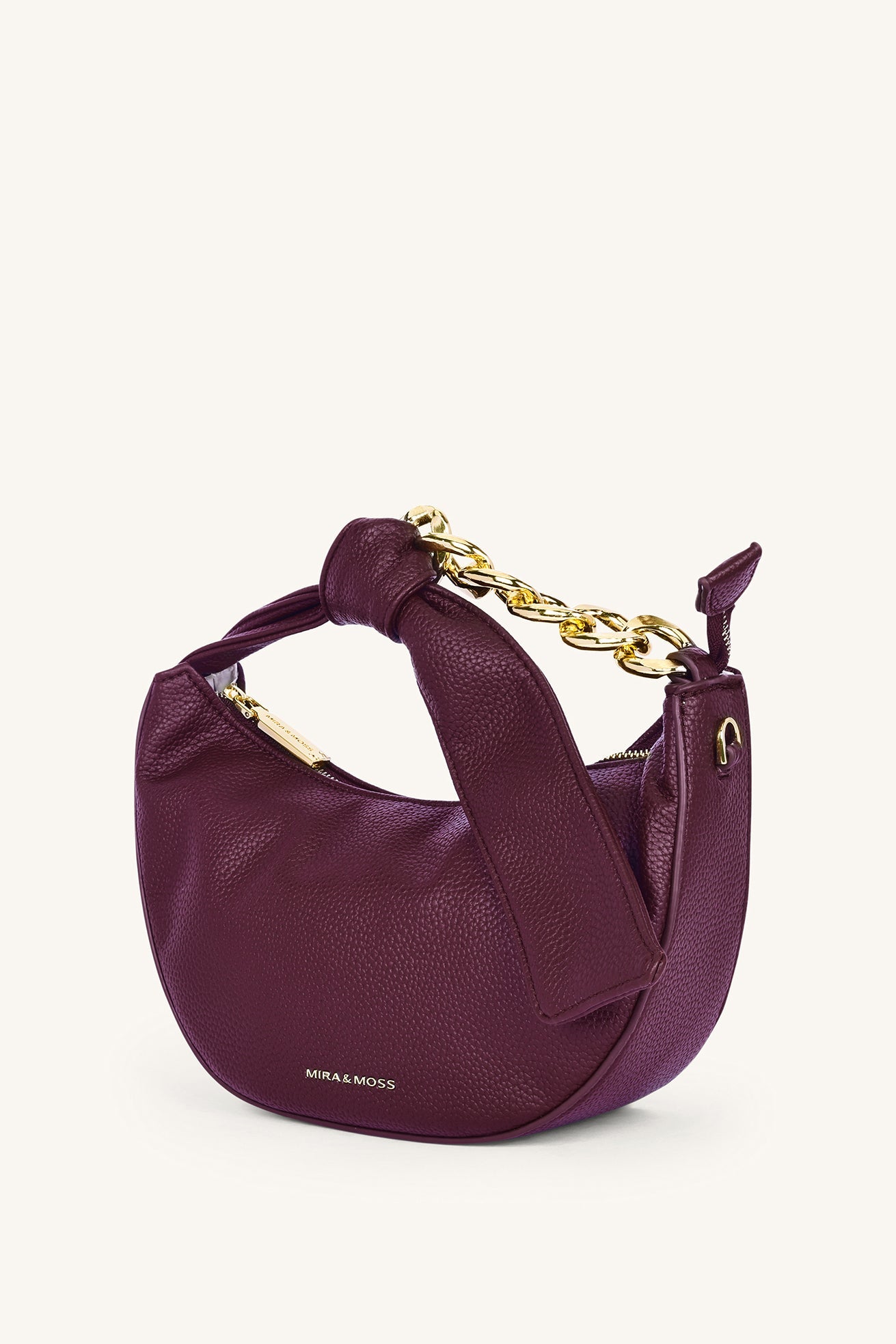 Valentina Chain Shoulder Bag - Garnet - Myra USA