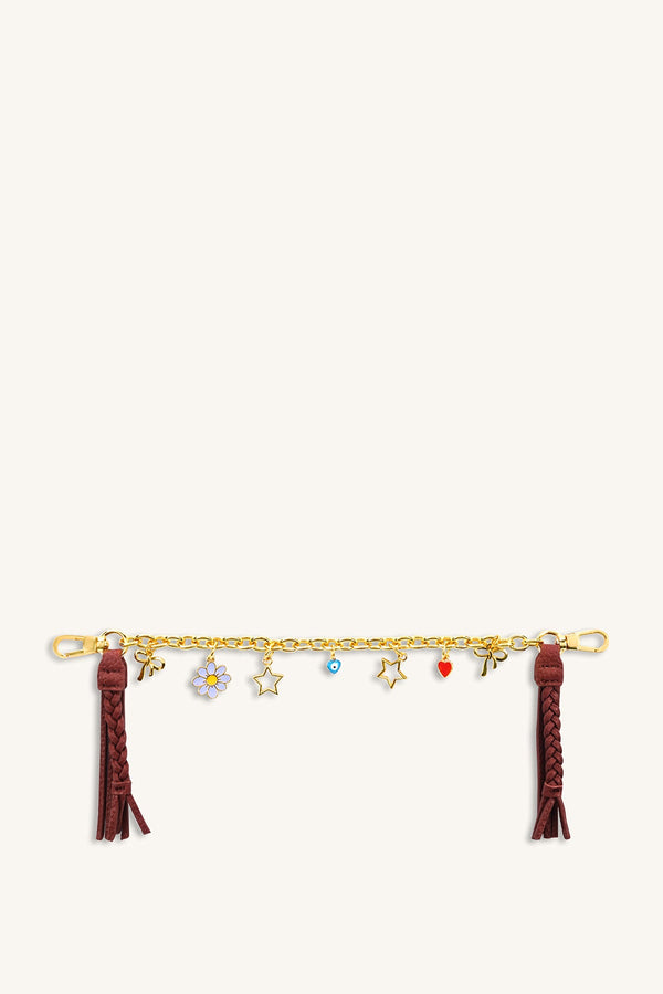 Celeste Charm Chain - Brown - Myra USA