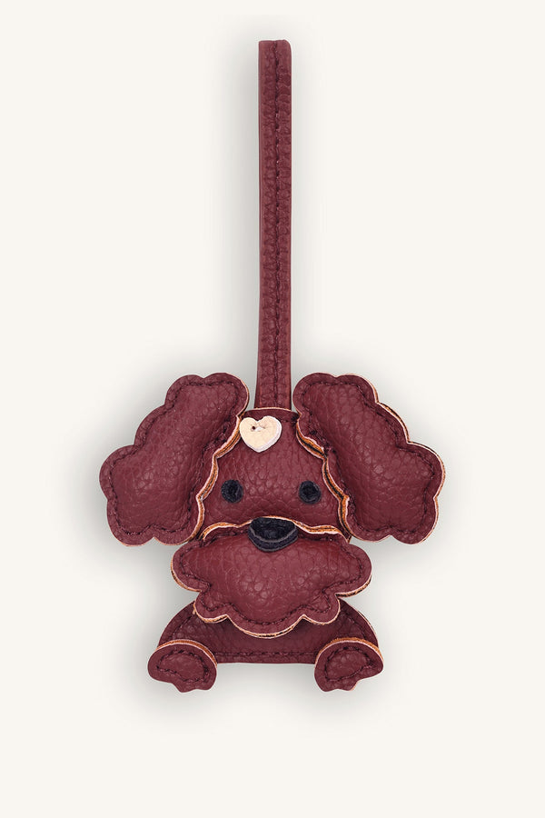 Little Pup Bag Charm - Cocoa - Myra USA