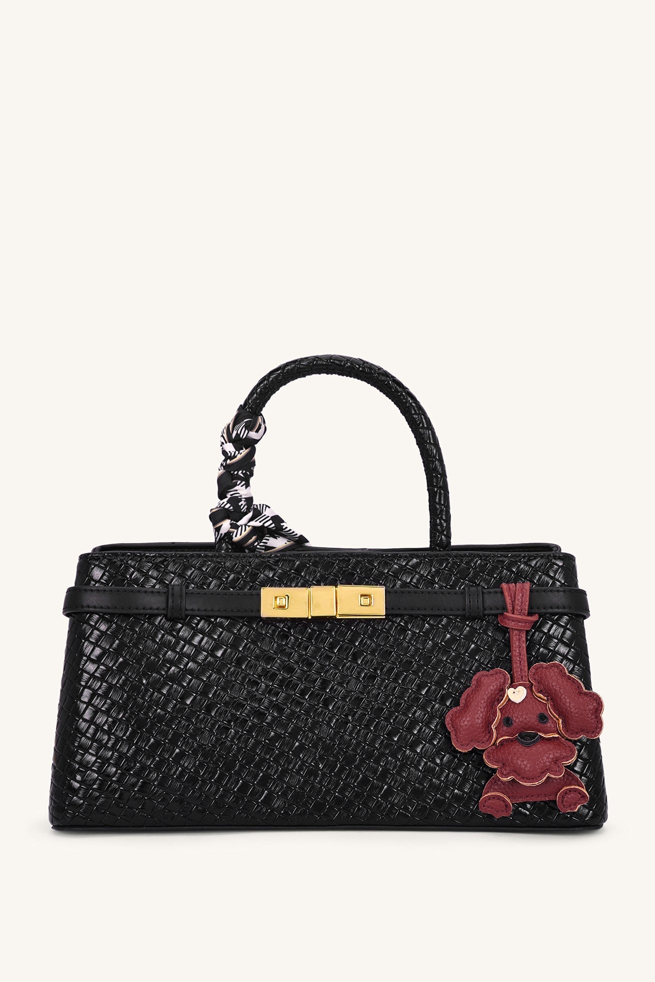 Little Pup Bag Charm - Cocoa - Myra USA