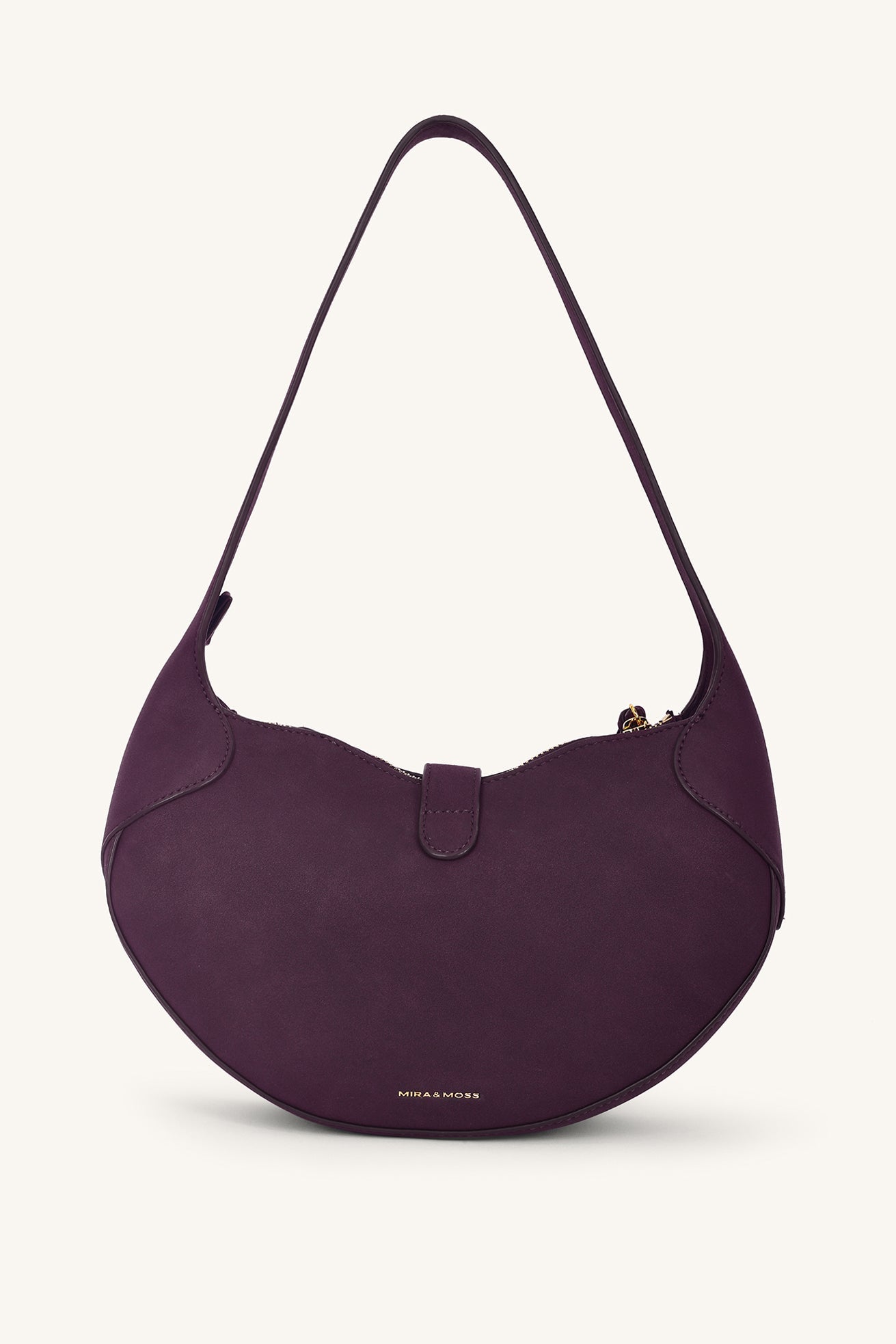 Ravenne Studded Shoulder Bag - Garnet - Myra USA