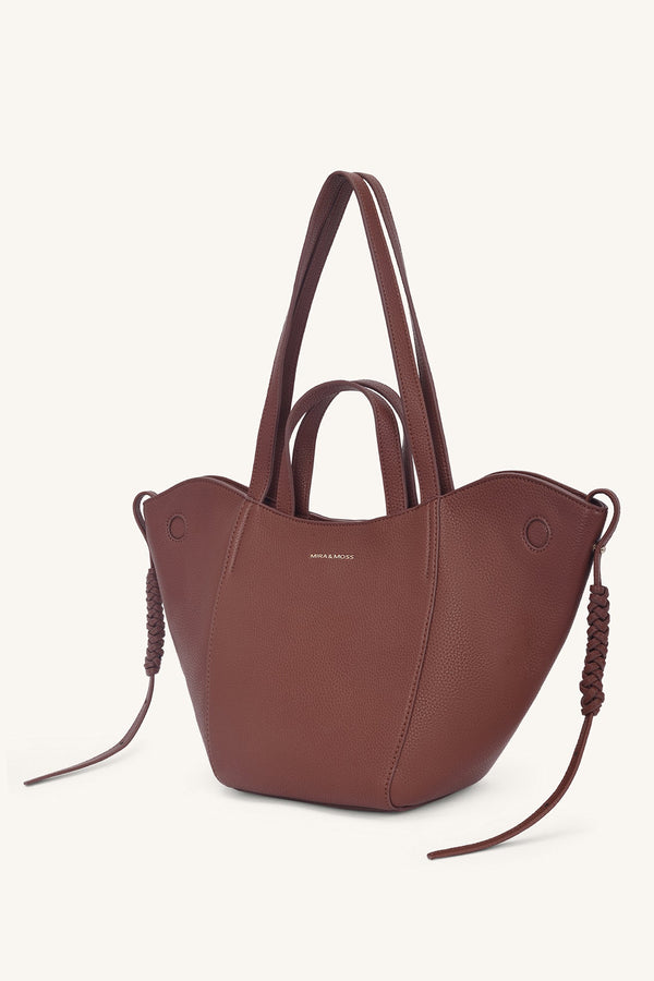 Valencia Wing Tote - Chestnut - Myra USA