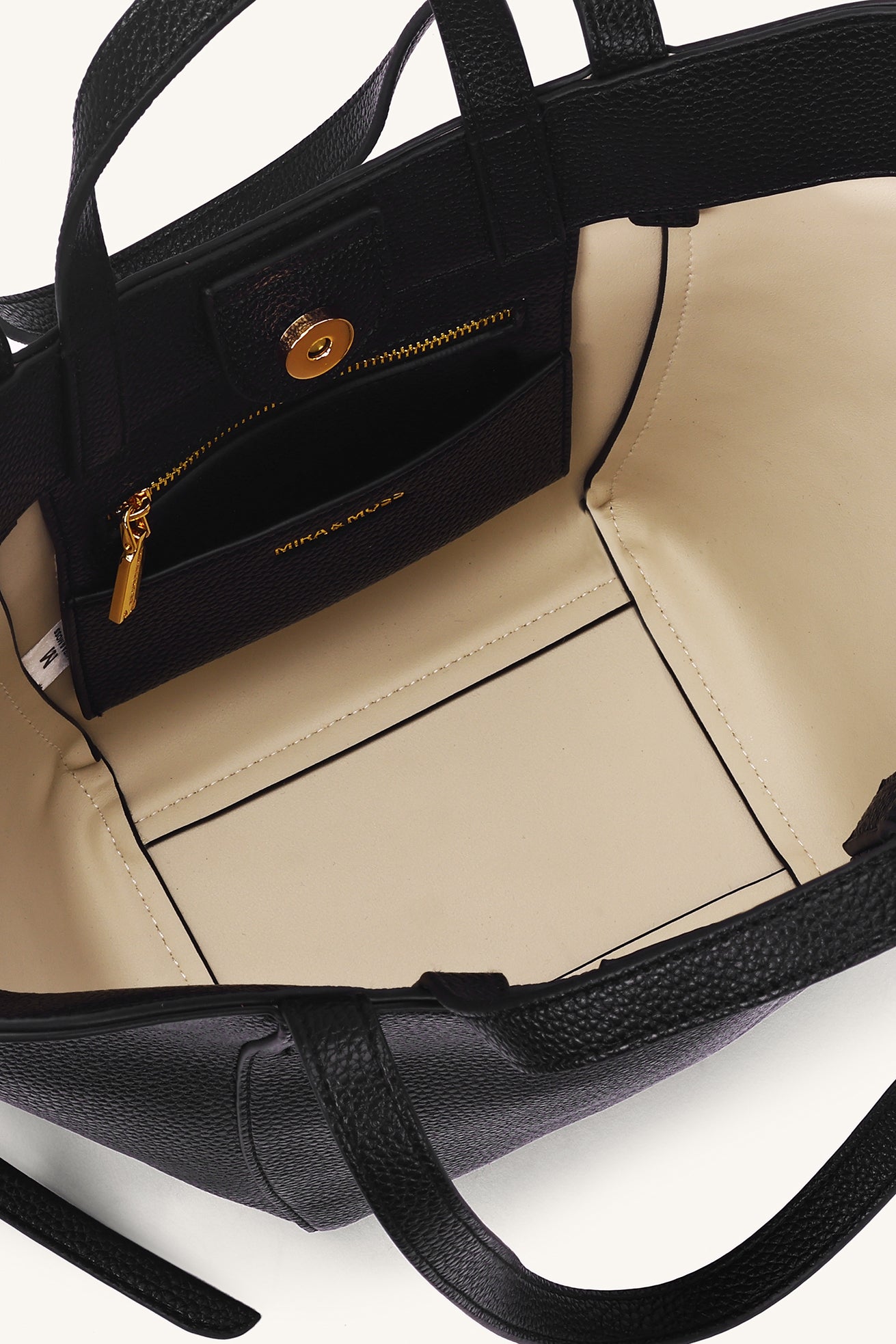Valencia Wing Tote - Noir - Myra USA