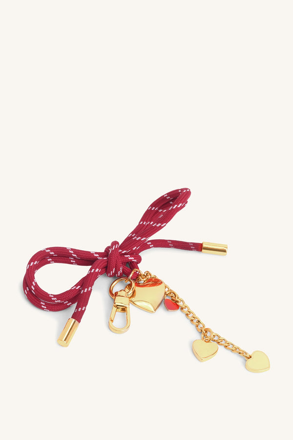 Cupid Bow Bag Charm - Red - Myra USA